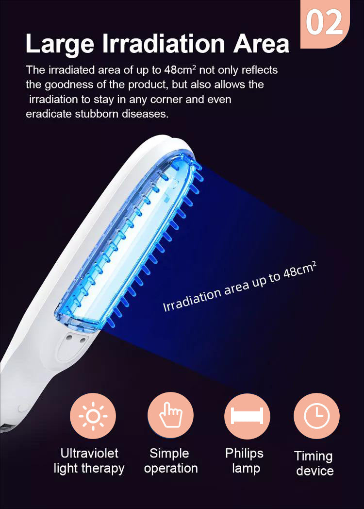 UVB Phototherapy Device for Home Treatment of Vitiligo & Psoriasis