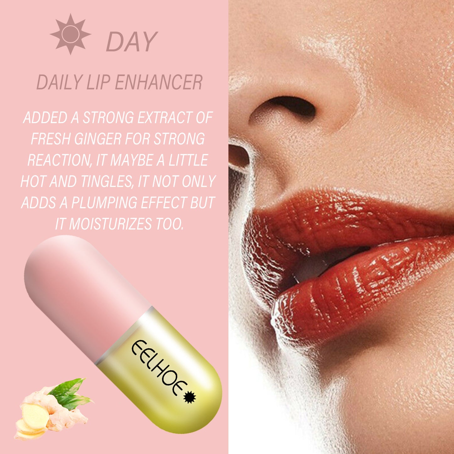 Day And Night Lip Moisturizing Capsule Hydrating Lips
