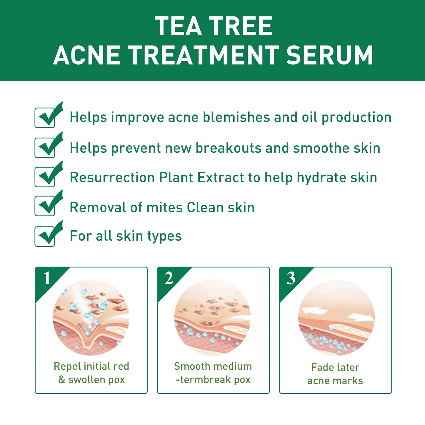 Tea Tree Oil Facial Skin Cleaning And Repair