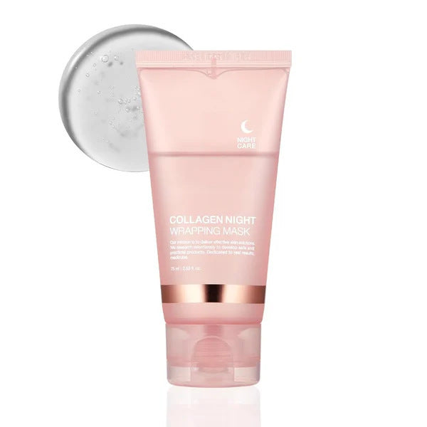Collagen Night Mask for Skin Firming, Hydration & Anti-Wrinkle Care