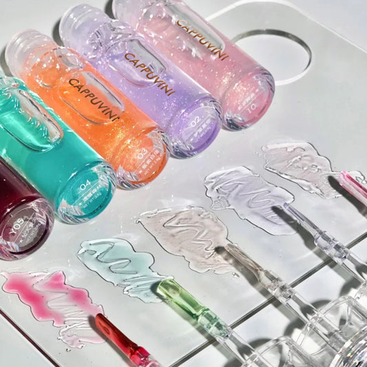 Moisturizing Transparent Lip Gloss – Hydrating Glass Shine Lip Balm for Radiant Lips