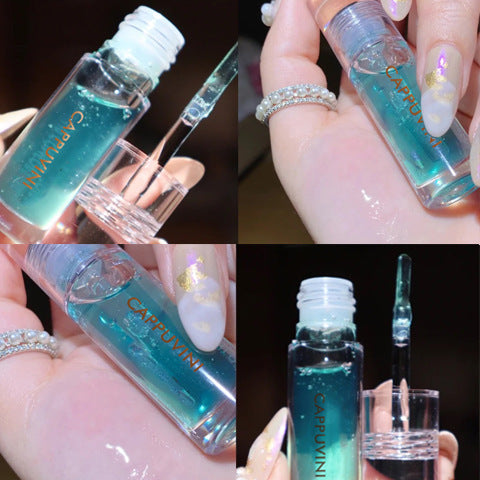 Moisturizing Transparent Lip Gloss – Hydrating Glass Shine Lip Balm for Radiant Lips